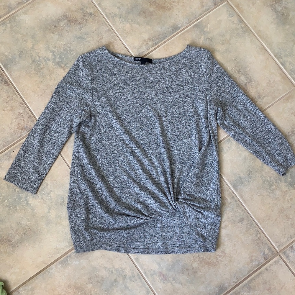 Petite Gibson twist front shirt from Nordstrom
